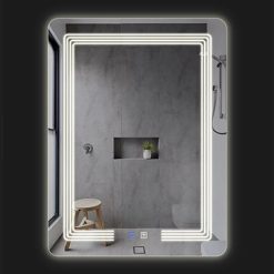 Gương đèn led cảm ứng kẻ viền Bancoot LKM101