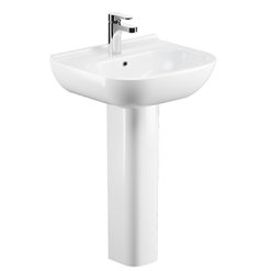 Chậu rửa mặt lavabo treo tường chân dài ELIMEN LP10128