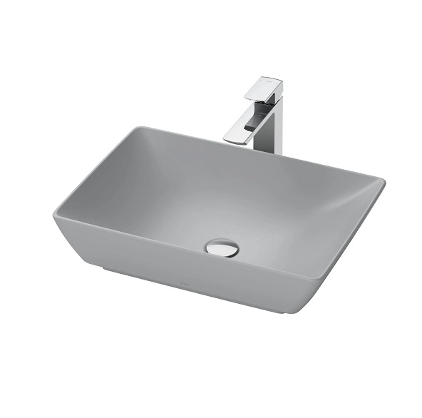 Chậu rửa mặt lavabo Toto màu xám mờ LT1735#MGR