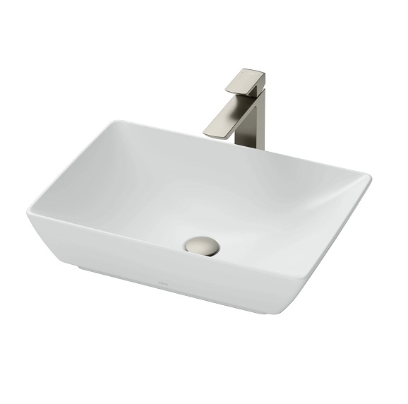 Chậu rửa mặt lavabo Toto màu trắng mờ LT1735#MW