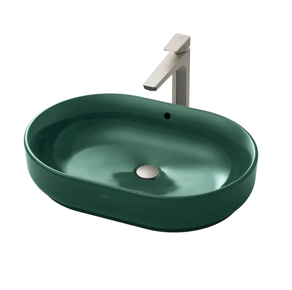 Chậu rửa lavabo màu rừng xanh mùa xuân TOTO LW896JW/F#FRG