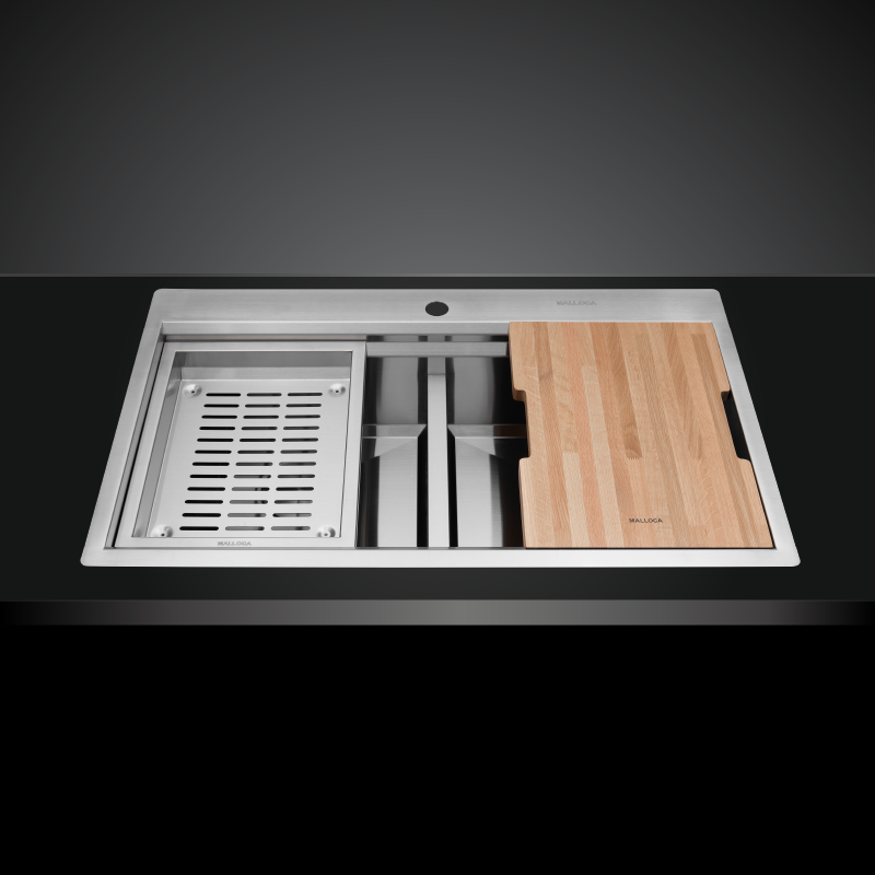 Chậu rửa bát 2 hố Malloca MS 862