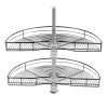 Giá mâm xoay góc 180 phủ nano Fandi FGN1.800
