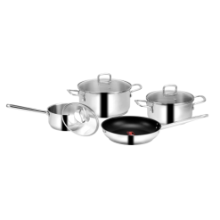 Bộ nồi 3 đáy inox 304 Eurosun MC1603-Titanium