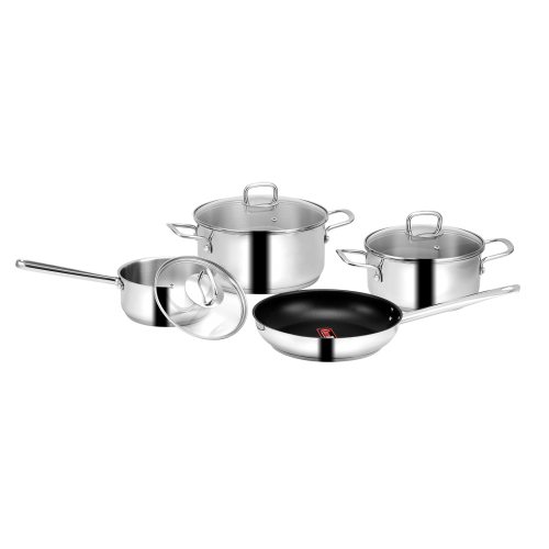 Bộ nồi 3 đáy inox 304 Eurosun MC1603-Titanium