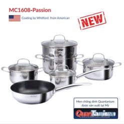 Bộ nồi inox 304 Eurosun MC1608-Passion