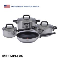 Bộ nồi 3 đáy inox 304 Eurosun MC1609- Eva