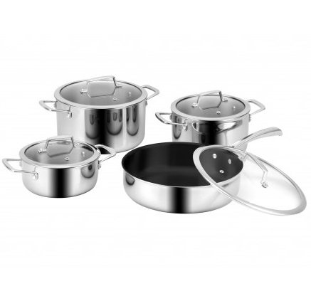 Bộ nồi 3 đáy inox 304 Eurosun MC1801-Luxury