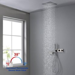 Sen tắm âm tường nhiệt độ Inox304 Miken AH323SGG19