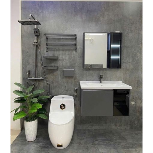 Trọn bộ thiết bị vệ sinh phòng tắm chất lượng cao Miken CB0001