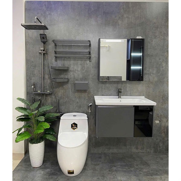 Trọn bộ thiết bị vệ sinh phòng tắm chất lượng cao Miken CB0001