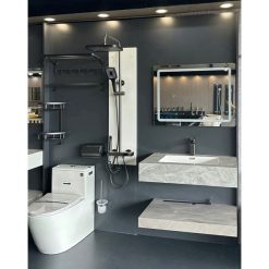 Trọn bộ thiết bị vệ sinh phòng tắm chất lượng cao Miken CB0002