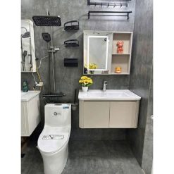Trọn bộ thiết bị vệ sinh phòng tắm chất lượng cao Miken CB0004