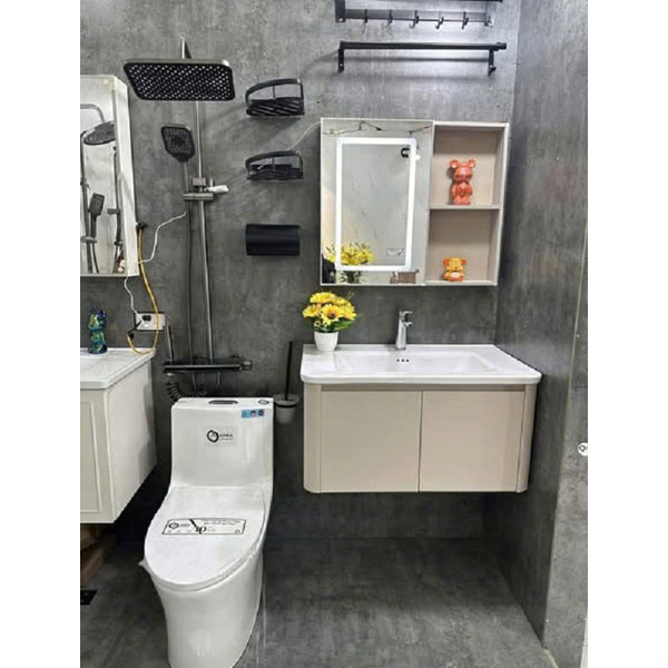 Trọn bộ thiết bị vệ sinh phòng tắm chất lượng cao Miken CB0004