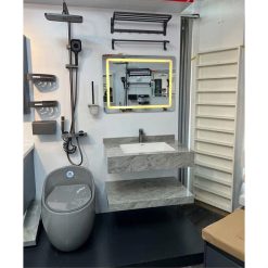 Trọn bộ thiết bị vệ sinh phòng tắm chất lượng cao Miken CB0005