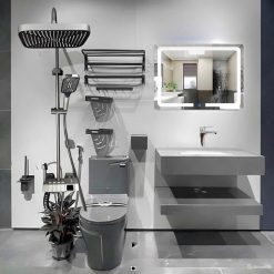 Trọn bộ thiết bị vệ sinh phòng tắm chất lượng cao Miken CB0007