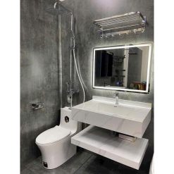 Trọn bộ thiết bị vệ sinh phòng tắm chất lượng cao Miken CB0009