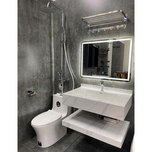 Trọn bộ thiết bị vệ sinh phòng tắm chất lượng cao Miken CB0009