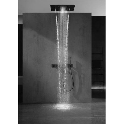 Sen tắm nóng lạnh âm tường nhiệt độ màu đen Miken HM-850011