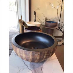Chậu rửa lavabo gốm sứ Miken HT209