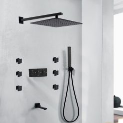 Sen tắm âm tường nóng lạnh massage màu đen Miken Mix529