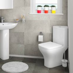 Bồn cầu lắp góc thoát ngang Miken MK-0770W