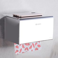 Hộp đựng giấy Inox 304 treo tường Miken MK-1054WB