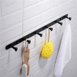 Móc áo 6 móc màu đen Miken MK-706B