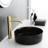 Vòi chậu rửa mặt lavabo mạ màu vàng Miken MK-8032GM