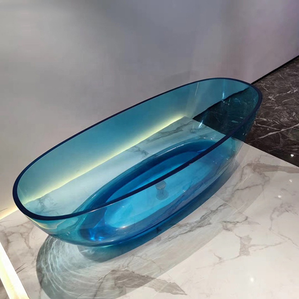 Bồn tắm nghệ thuật màu xanh da trời Miken MK045BLU