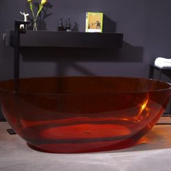 Bồn tắm nghệ thuật màu vàng cam Miken MK045YOR