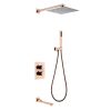 Sen tắm mạ màu vàng hồng âm tường nhiệt độ Miken MKAT-5014RG