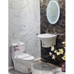 Bồn cầu 1 khối nghệ thuật Miken MKB-0897