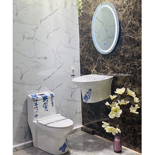 Bồn cầu 1 khối nghệ thuật Miken MKB-0900