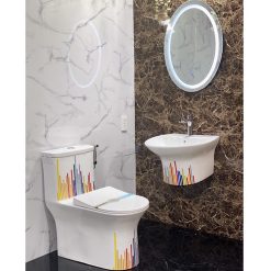 Bồn cầu 1 khối nghệ thuật Miken MKB-0901