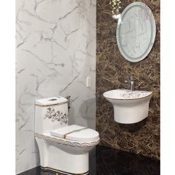 Bồn cầu 1 khối nghệ thuật Miken MKB-0904