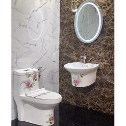 Bồn cầu 1 khối nghệ thuật Miken MKB-0907