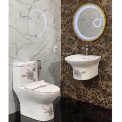 Bồn cầu 1 khối nghệ thuật Miken MKB-0909