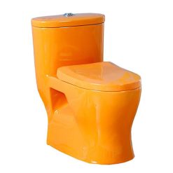 Bồn cầu trẻ em màu da cam Miken MKB-1239O