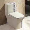Bồn cầu men giả đá hoa văn Miken MKB-2036
