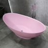 Bồn tắm màu hồng đá nhân tạo marble Miken MKB-8807P
