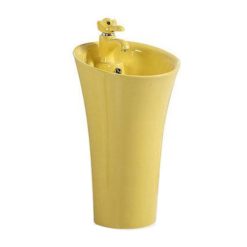 Chậu lavabo trẻ em màu vàng Miken MKC-5003Y