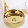 Chậu rửa lavabo nghệ thuật mạ vàng Miken MKC-8194G