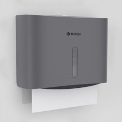 Hộp giấy lau tay treo tường màu ghi xám Miken MKG-E6015GR