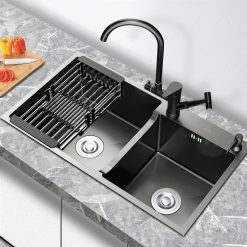 Chậu rửa bát Handmade Inox 304 phủ nano Miken MKRB-8845NC