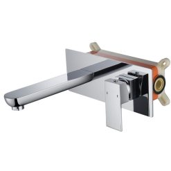 Vòi chậu lavabo vuông âm tường Miken MKV-600001W