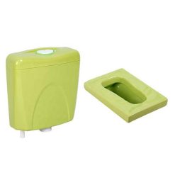 Xí xổm trẻ em màu xanh lá cây Miken MKX-6014G