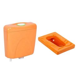 Xí xổm trẻ em màu cam Miken MKX-6014O