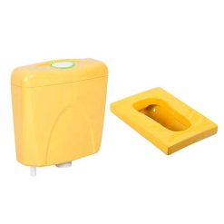 Xí xổm trẻ em màu vàng Miken MKX-6014Y