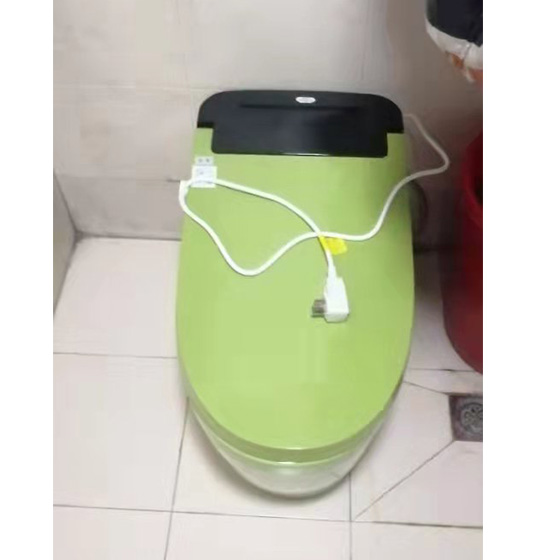 Bồn cầu nắp rửa điện tử màu xanh lá cây Miken SA-608G